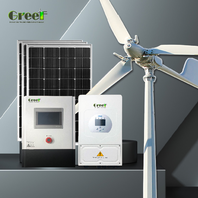 Επικεφαλής ανεμογεννήτρια 5KW υψηλή αποδοτικότητα παραγωγής ενέργειας