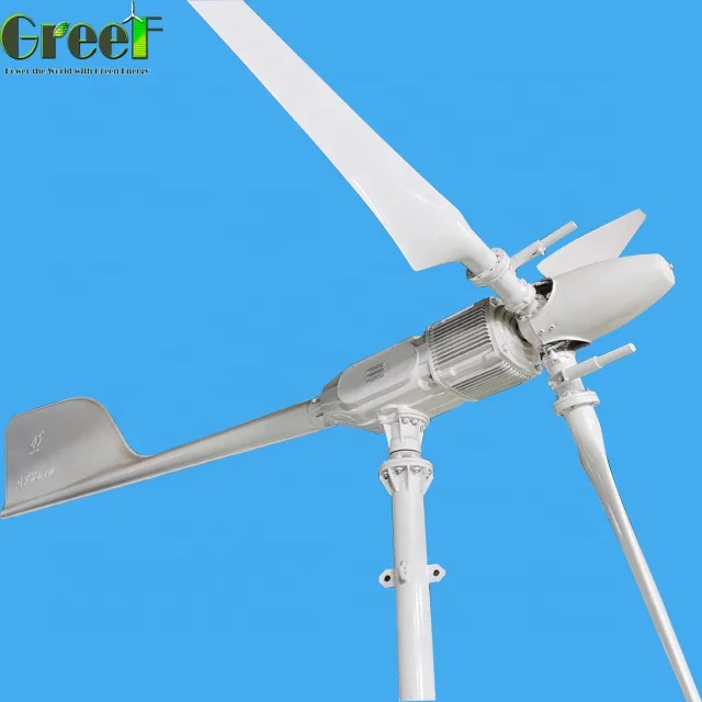 Επικεφαλής ανεμογεννήτρια 5KW υψηλή αποδοτικότητα παραγωγής ενέργειας