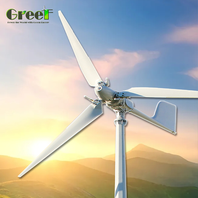 5KW 10KW 20KW 30KW Χαμηλή εκκίνηση Κλίμακας ελέγχου ταχύτητας ανέμου Κλίμακας ελέγχου του ανέμου Τουρμπίνα άνεμος Οριζόντια αιολική γεννήτρια