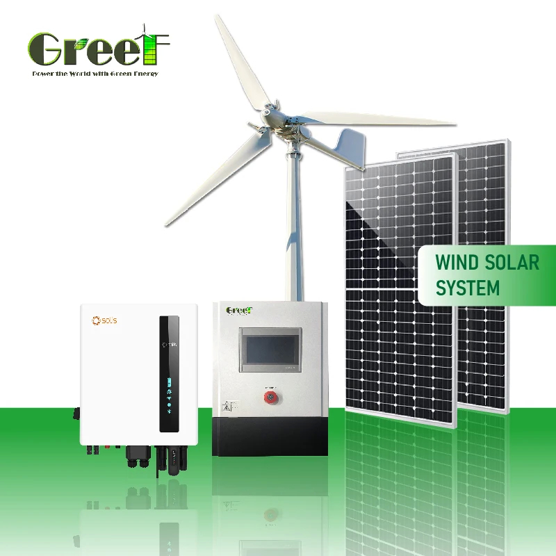 Επικεφαλής ανεμογεννήτρια 5KW υψηλή αποδοτικότητα παραγωγής ενέργειας
