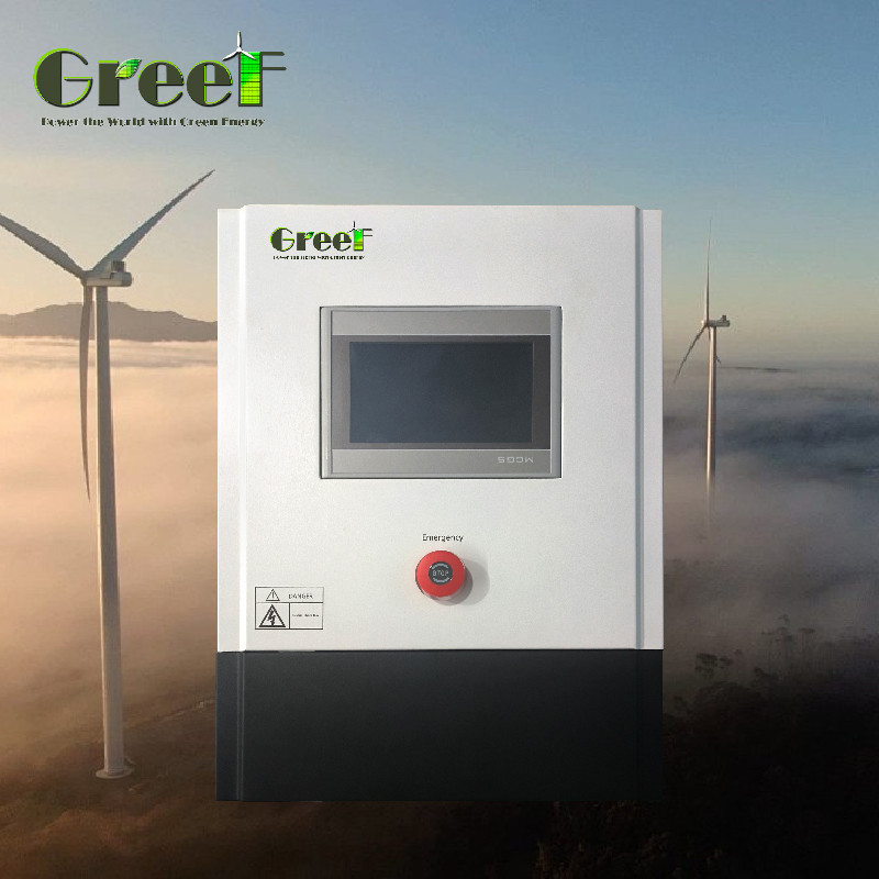 Αιολική ανεμογεννήτρια 3kw 5kw 10kw με ελεγκτή δικτύου με μετατροπέα για υβριδικό σύστημα