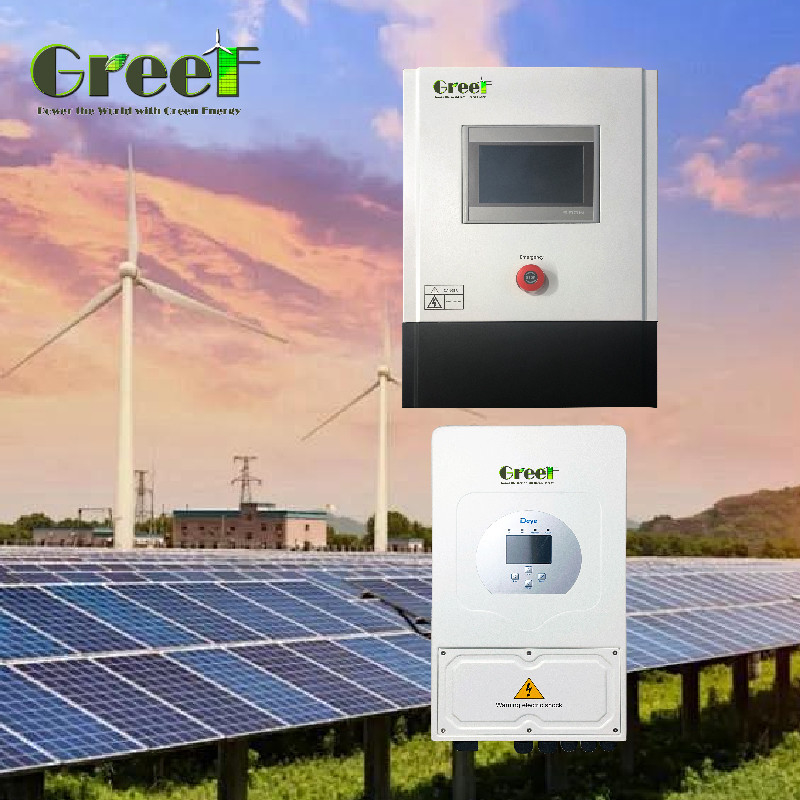 3kw 5kw 10kw αιολική ανεμογεννήτρια σειράς GT-PCTC με ελεγκτή δικτύου με μετατροπέα για το σύστημα