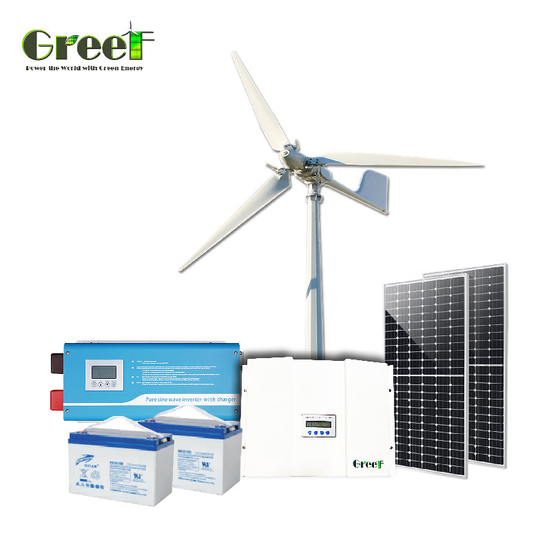 1KW-10KW LCD Control Off Grid Ελεγκτής αιολικής ενέργειας GBBC μοντέλο με ρυθμιζόμενο εύρος φόρτισης αιολικής ενέργειας