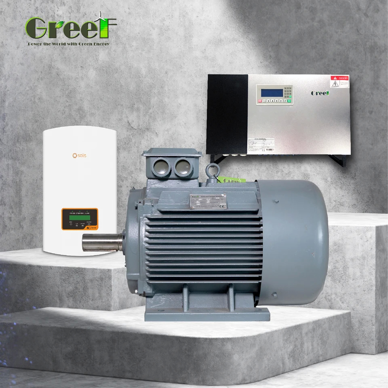 10kW γεννήτης μόνιμου μαγνήτη προσαρμοσμένη ονομαστική τάση 20rpm-3000rpm ονομαστική περιστροφή οικιακή χρήση για ανεμογεννήτρια