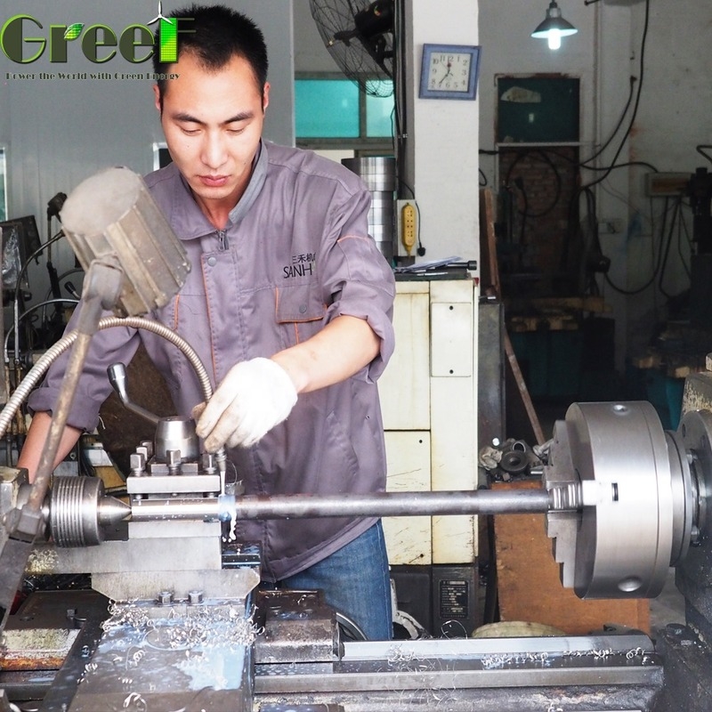Τύπος οριζόντιου και κατακόρυφου άξονα Generator μόνιμου μαγνήτη χωρίς πυρήνα 0,03 N/M