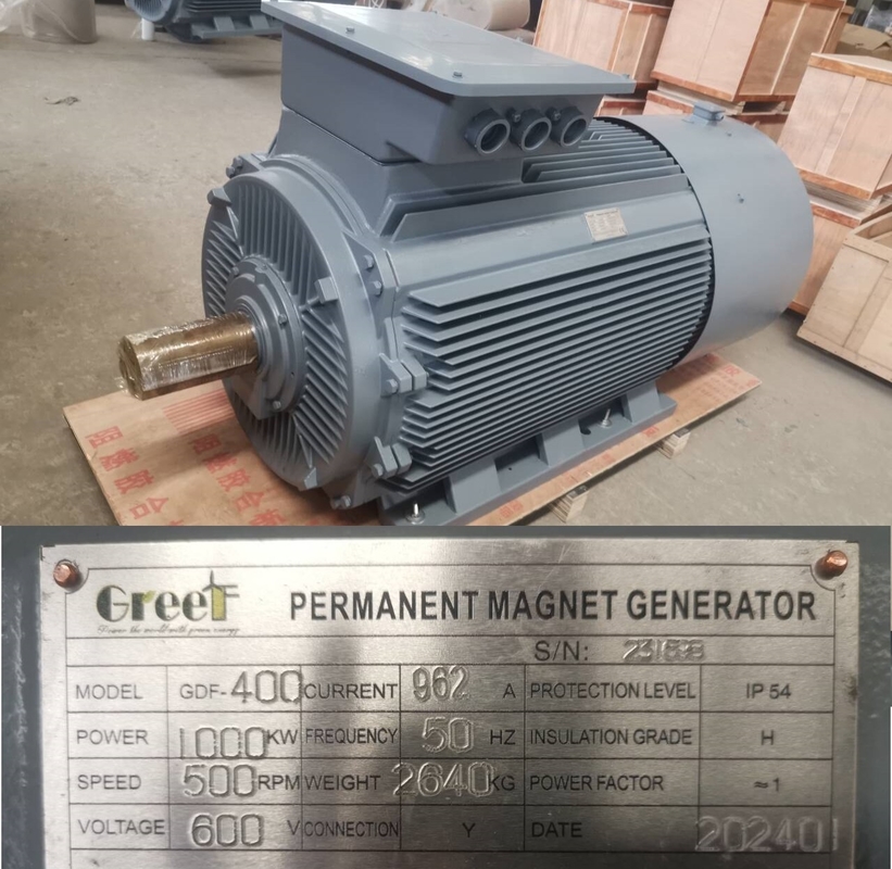 415V 380V γεννήτρια εναλλακτικού με μόνιμο μαγνήτη για τη Μαλαισία, την Ταϊλάνδη και τις Φιλιππίνες