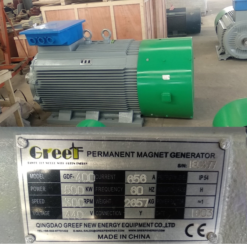 415V 380V γεννήτρια εναλλακτικού με μόνιμο μαγνήτη για τη Μαλαισία, την Ταϊλάνδη και τις Φιλιππίνες