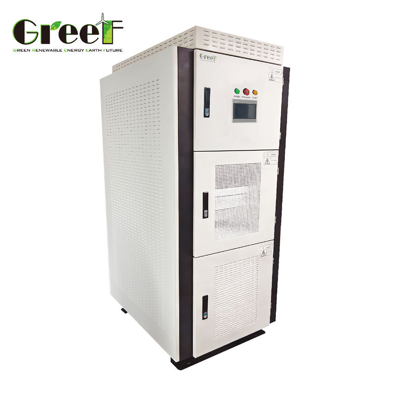 50 Hz 60 Hz συχνότητα εξόδου Εναλλακτικός ελεγκτής δικτύου με εύρος τάσης εισόδου 240-550 V DC και οθόνη αφής LCD SMART για βιώσιμα συστήματα ενέργειας