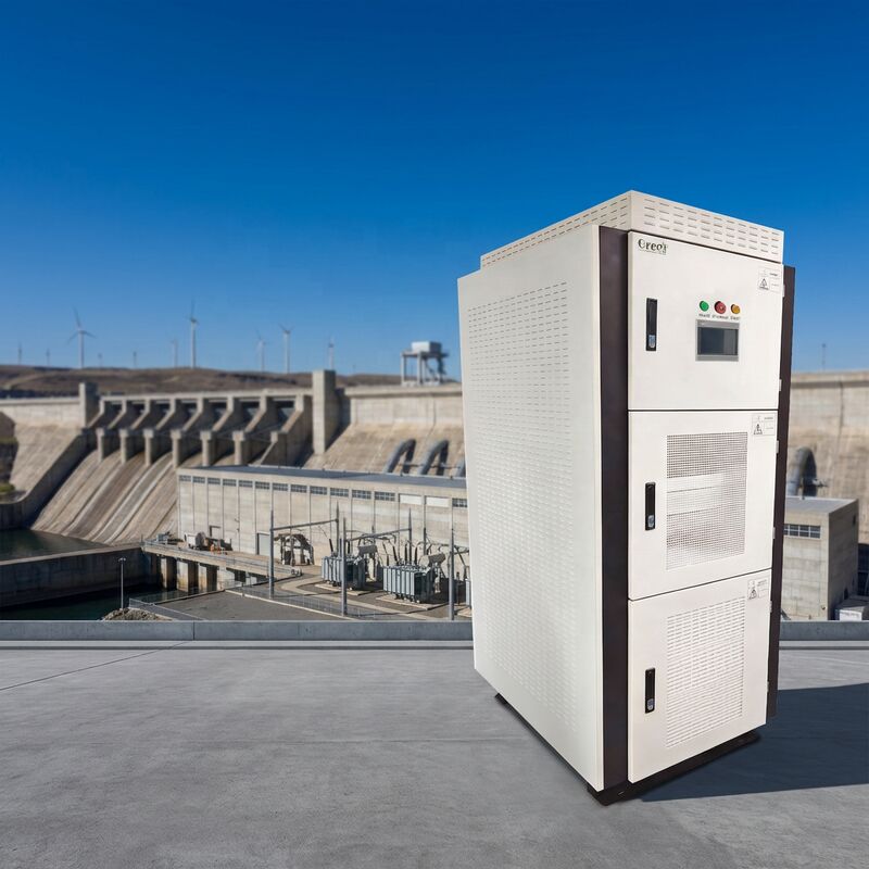 Ελεγκτής Ανεμογεννήτριας Υβριδικής Τοπολογίας DC-DC Buck Boost με Τάση Εξόδου 450V AC και Οθόνη Αφής LCD για Συλλογή Αιολικής Ενέργειας