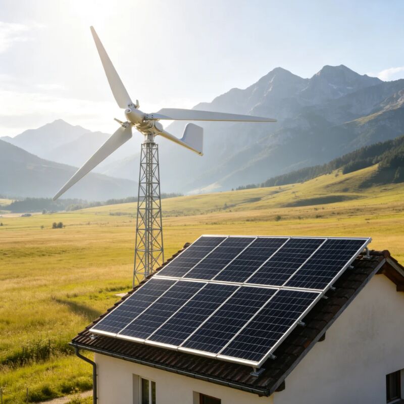 On Grid Solar System with Net Metering Lead Acid Gel Battery and IP66 Protection for Outdoor Installation