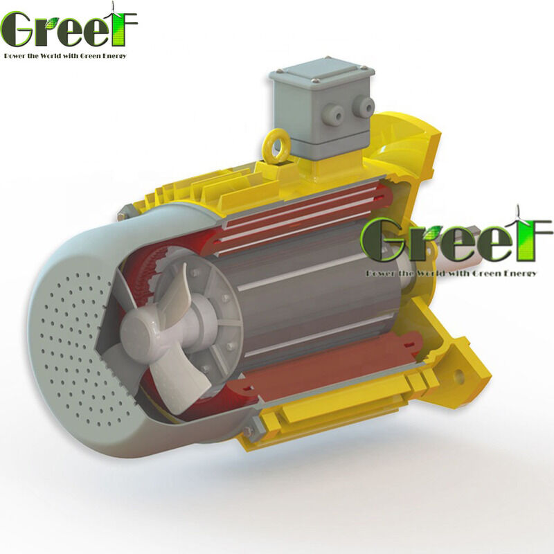 Κινητήρας μόνιμου μαγνήτη 750w έως 5Mw χωρίς ψήκτρες που προσφέρει εύρος ταχύτητας 750 έως 3000 rpm Ιδανικός για συστήματα ενεργειακών κινητήρων και κινητήρες