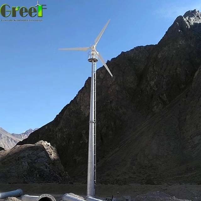 Γεννήτρια τουρμπίνας 20kw αέρα ελέγχου πισσών δεσμών πλέγματος εγκατάστασης ανεμόμυλων για το σπίτι